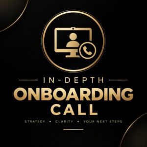 In-depth Onboarding Call